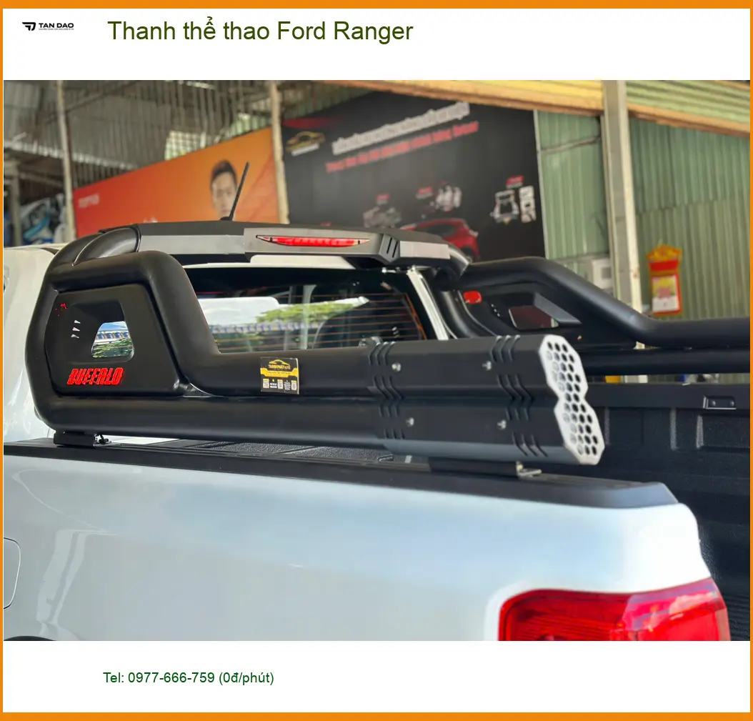 Anh Lâm lắp thanh thể thao Ford Ranger ở Củ Chi để xe thêm mạnh mẽ