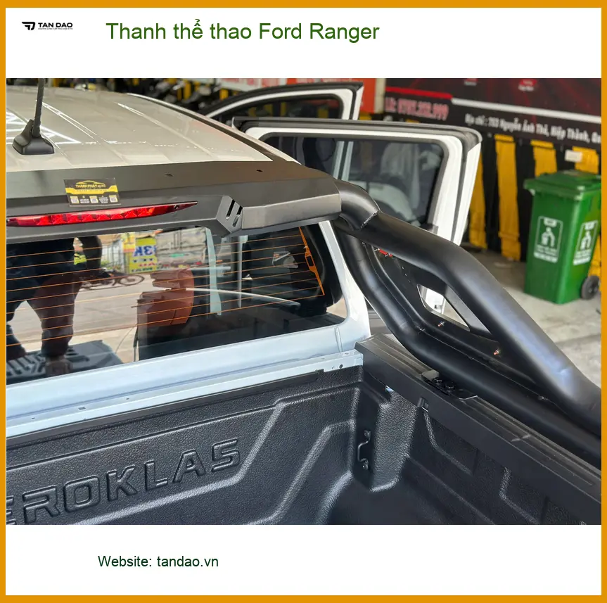 Anh Lâm lắp thanh thể thao Ford Ranger ở Củ Chi để xe thêm mạnh mẽ ảnh thực tế 3
