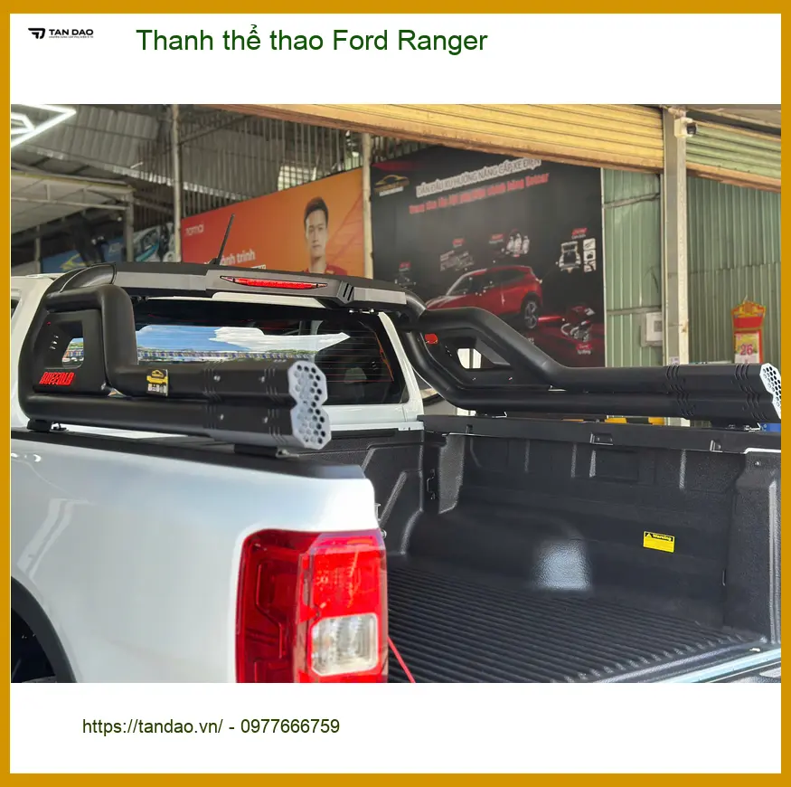Anh Lâm lắp thanh thể thao Ford Ranger ở Củ Chi để xe thêm mạnh mẽ ảnh thực tế 4