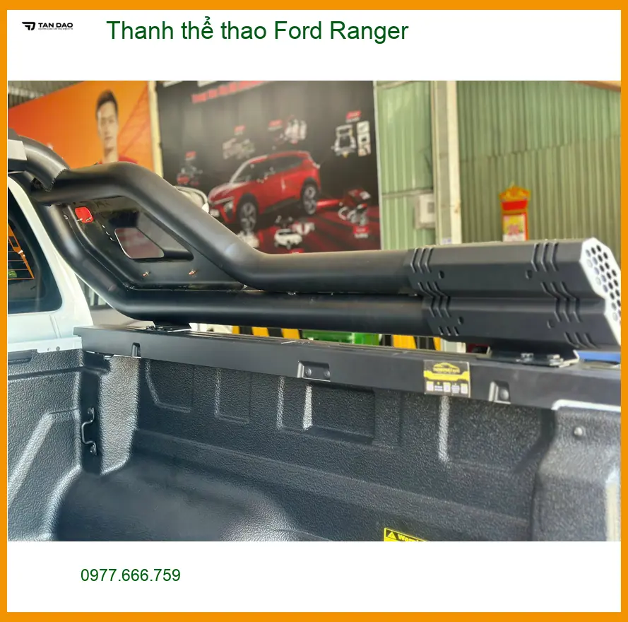 Anh Lâm lắp thanh thể thao Ford Ranger ở Củ Chi để xe thêm mạnh mẽ ảnh thực tế 5