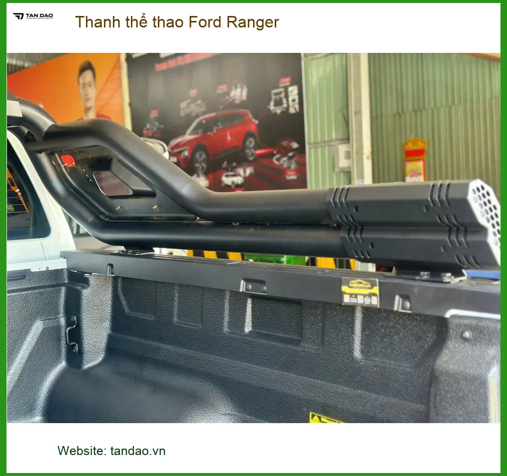 Anh Tú lắp thanh thể thao Ford Ranger tại Gò Vấp để xe trông hầm hố hơn ảnh thực tế 3