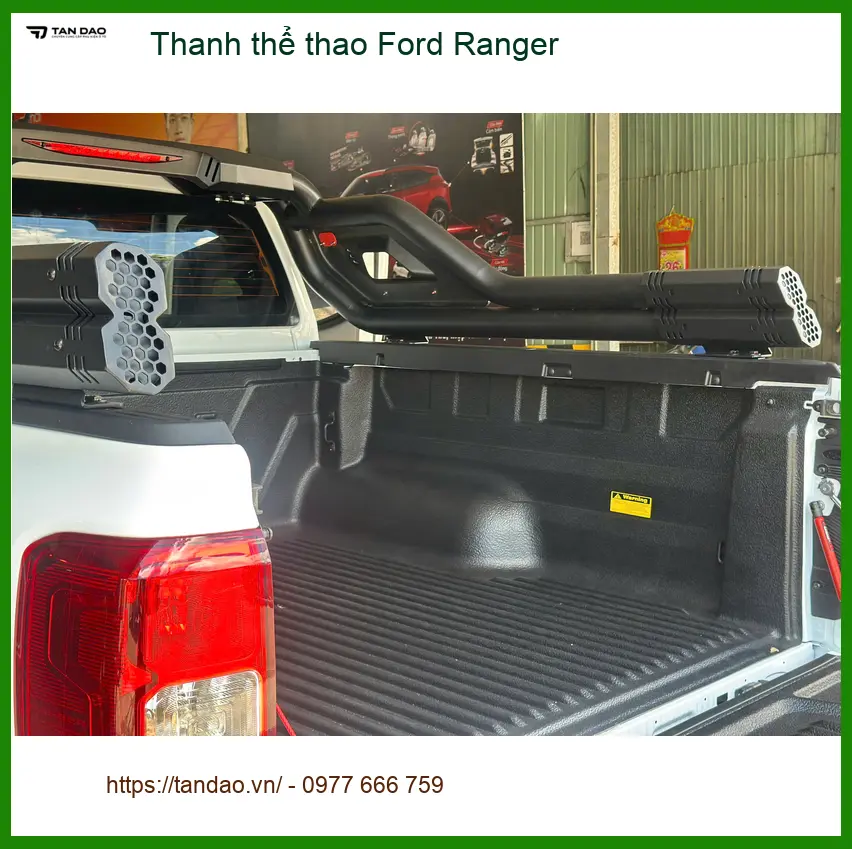 Anh Tú lắp thanh thể thao Ford Ranger tại Gò Vấp để xe trông hầm hố hơn ảnh thực tế 4