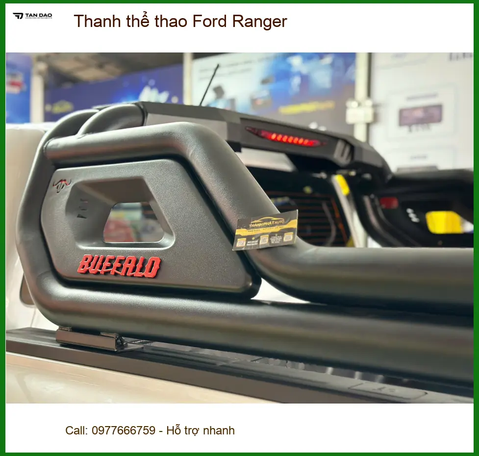 Anh Tiến lắp Thanh thể thao Ford Ranger tại Quận 7 muốn nâng tầm phong cách