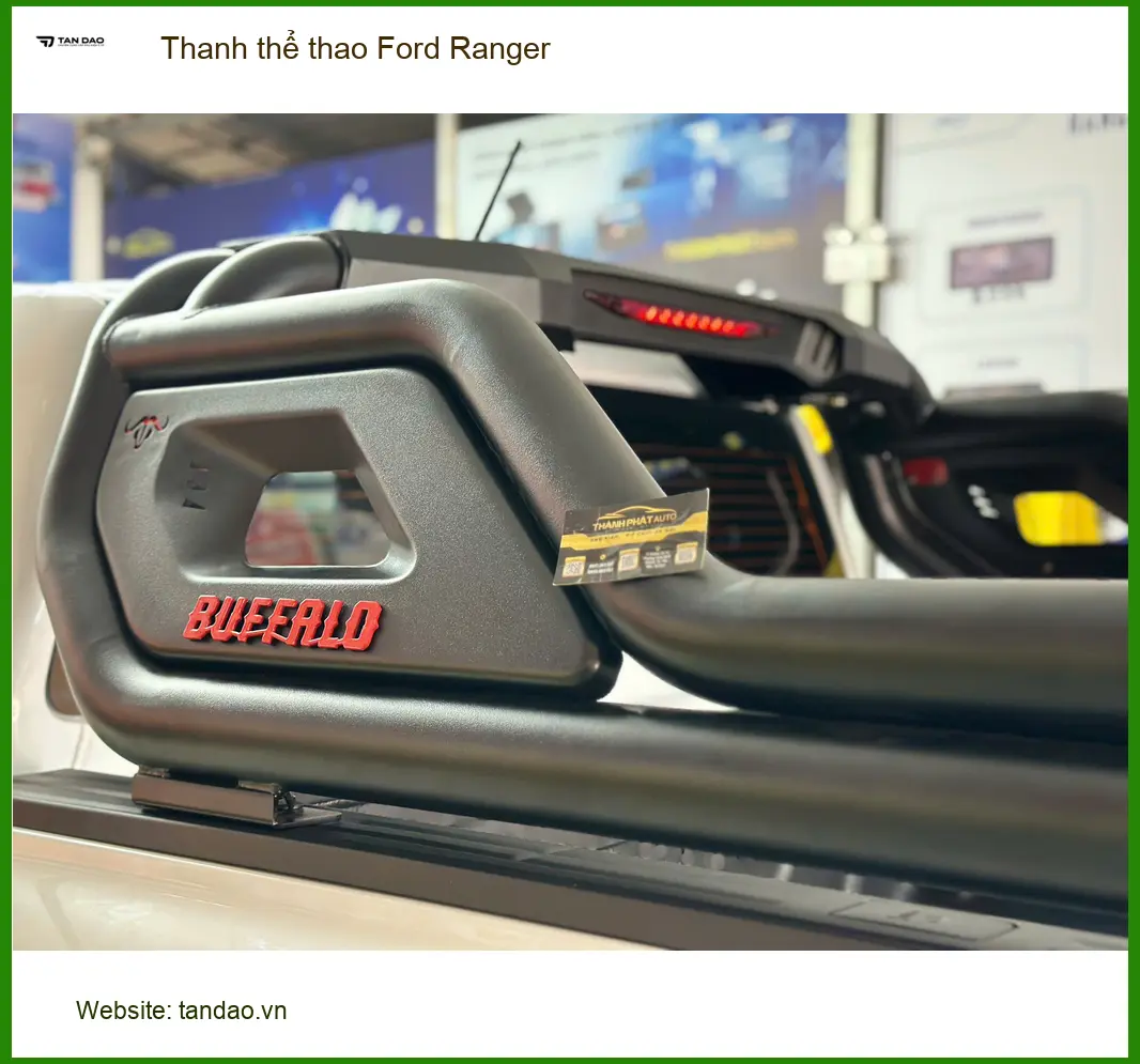 Chú Ba Thiện lắp thanh thể thao Ford Ranger tại Hóc Môn để xe trông ngầu hơn ảnh thực tế 4