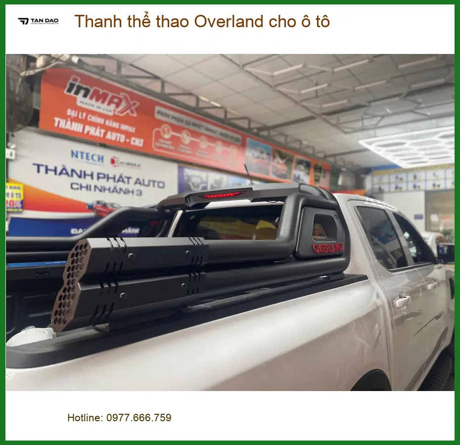 Anh Minh lắp Thanh thể thao Overland cho Ford Everest tại Củ Chi ảnh thực tế 2