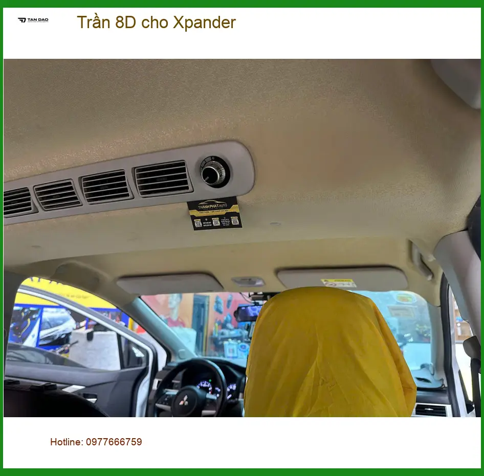 Anh Quang bọc Trần 8D cho Xpander tại Quận 11 để không gian xe thêm đẳng cấp ảnh thực tế 2