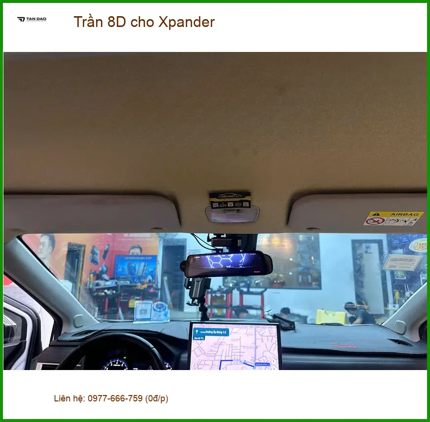 Anh Quang bọc Trần 8D cho Xpander tại Quận 11 để không gian xe thêm đẳng cấp ảnh thực tế 3