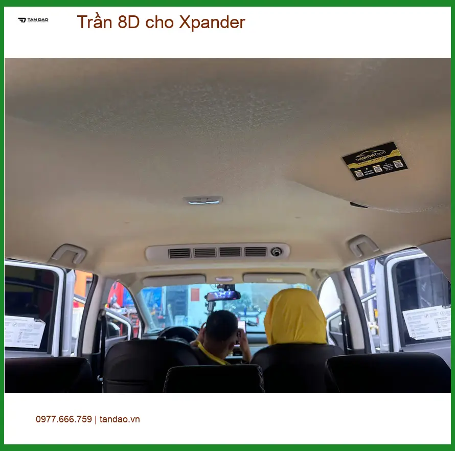Anh Quang bọc Trần 8D cho Xpander tại Quận 11 để không gian xe thêm đẳng cấp ảnh thực tế 5