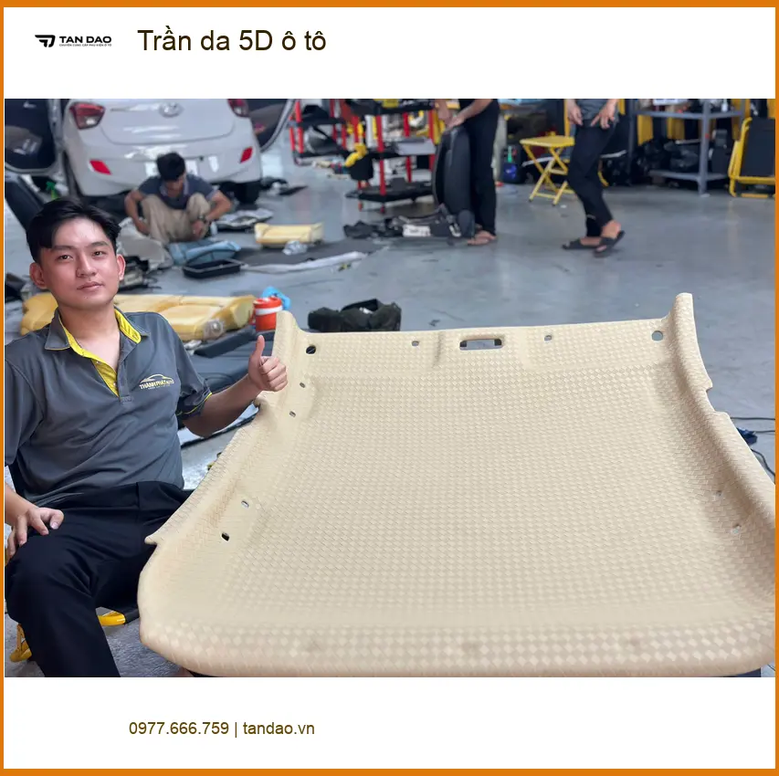 Anh Khải bọc trần da 5D ô tô Toyota Vios tại Thủ Đức nâng cấp không gian xe ảnh thực tế 4