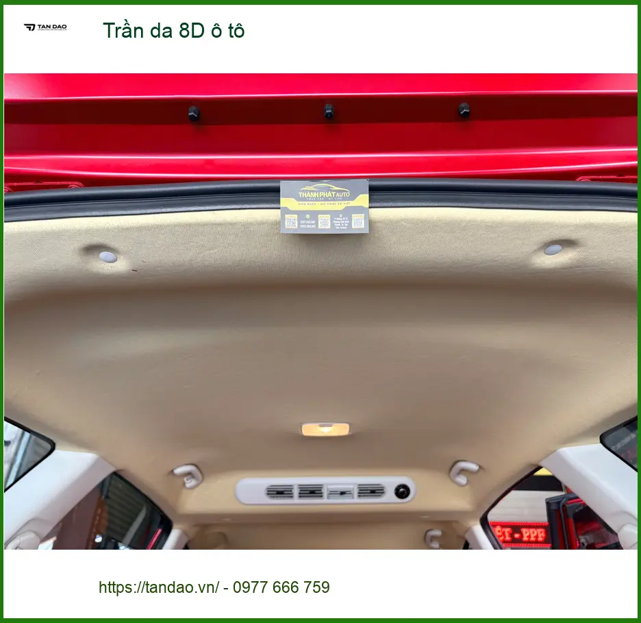Chị Thảo bọc trần da 8D ô tô cho Mazda CX-5 ở Quận 2 để nâng tầm không gian xe ảnh thực tế 2
