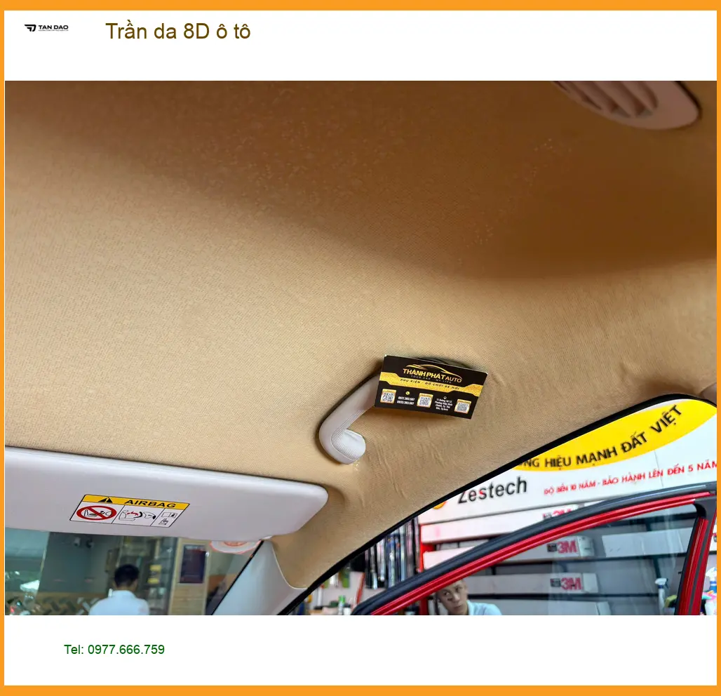 Chị Thảo bọc trần da 8D ô tô cho Mazda CX-5 ở Quận 2 để nâng tầm không gian xe ảnh thực tế 4