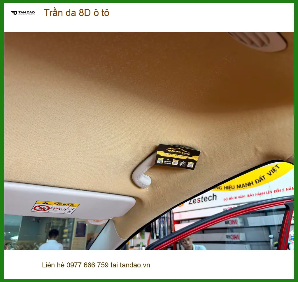 Chị Thảo Nguyên bọc trần da 8D ô tô Honda CRV tại Quận 12 ảnh thực tế 2