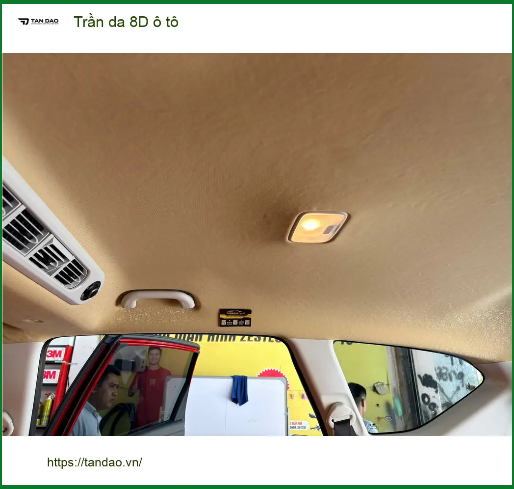 Chị Thảo Nguyên bọc trần da 8D ô tô Honda CRV tại Quận 12 ảnh thực tế 3