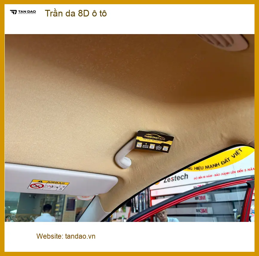 Anh Tùng bọc trần da 8D ô tô cho Toyota Vios tại Quận Gò Vấp để nâng tầm nội thất xe ảnh thực tế 2