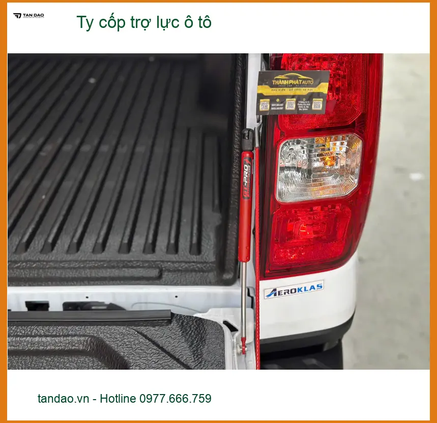 Anh Quang lắp ty cốp trợ lực ô tô cho Ford Everest tại Hóc Môn để đóng mở dễ ảnh thực tế 2