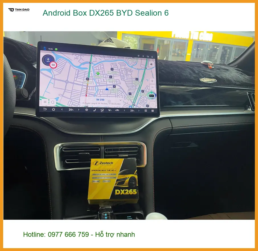 Chị Thảo lắp Android Box DX265 cho BYD Sealion 6 tại Quận 9 để nâng tầm giải trí ảnh thực tế 3