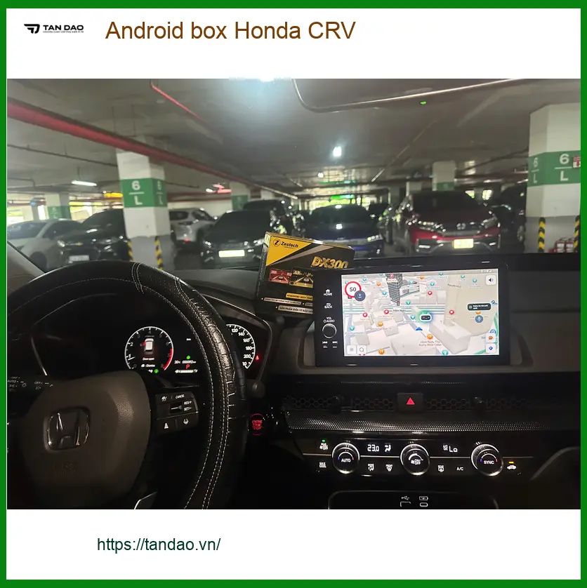 Anh Quang lắp Android Box Honda CRV ở Quận 12 vì cần giải trí khi chờ đón con ảnh thực tế 4