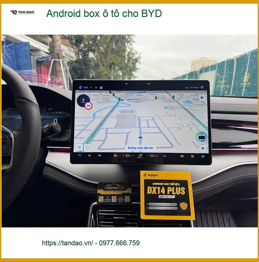 Anh Minh Lắp Android Box ô tô chính hãng cho BYD tại Quận 9 vì màn zin thiếu ứng dụng ảnh thực tế 5