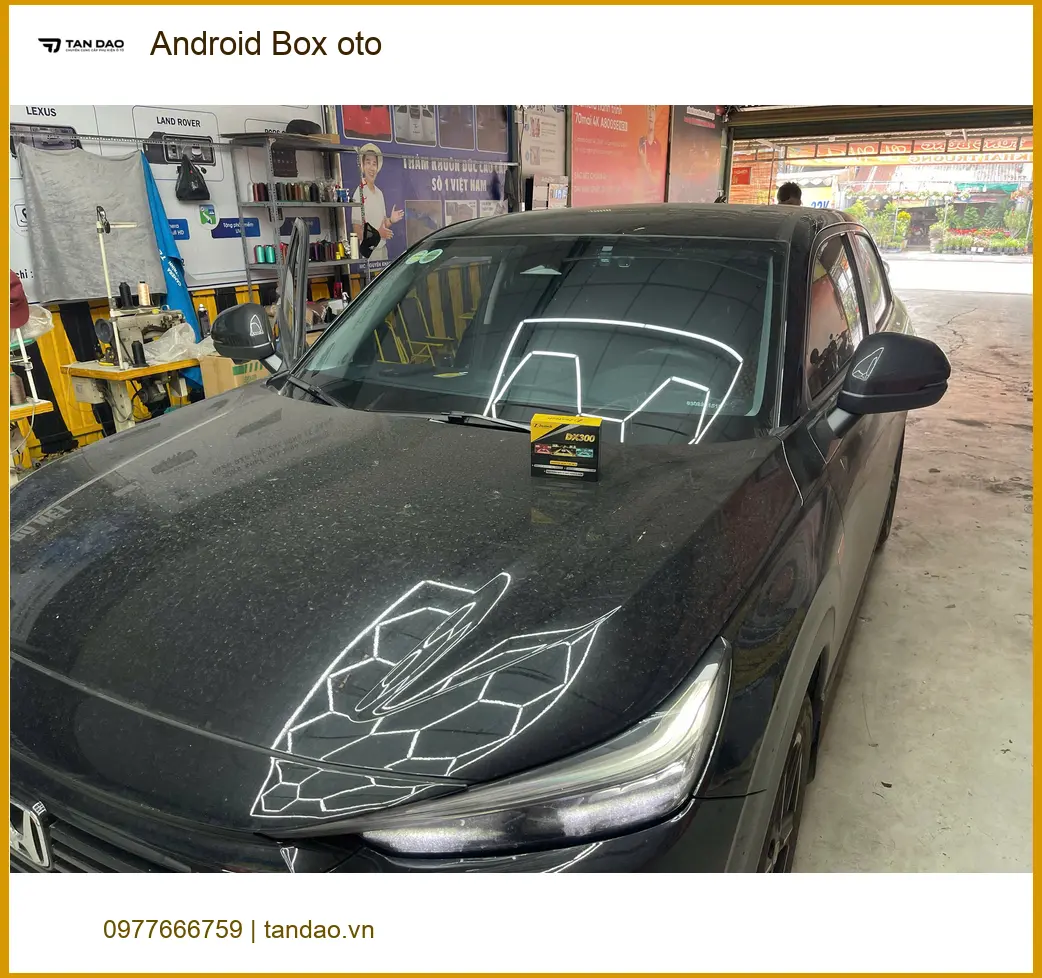Anh Khang lắp Android Box ô tô cho Honda CRV tại Quận 12