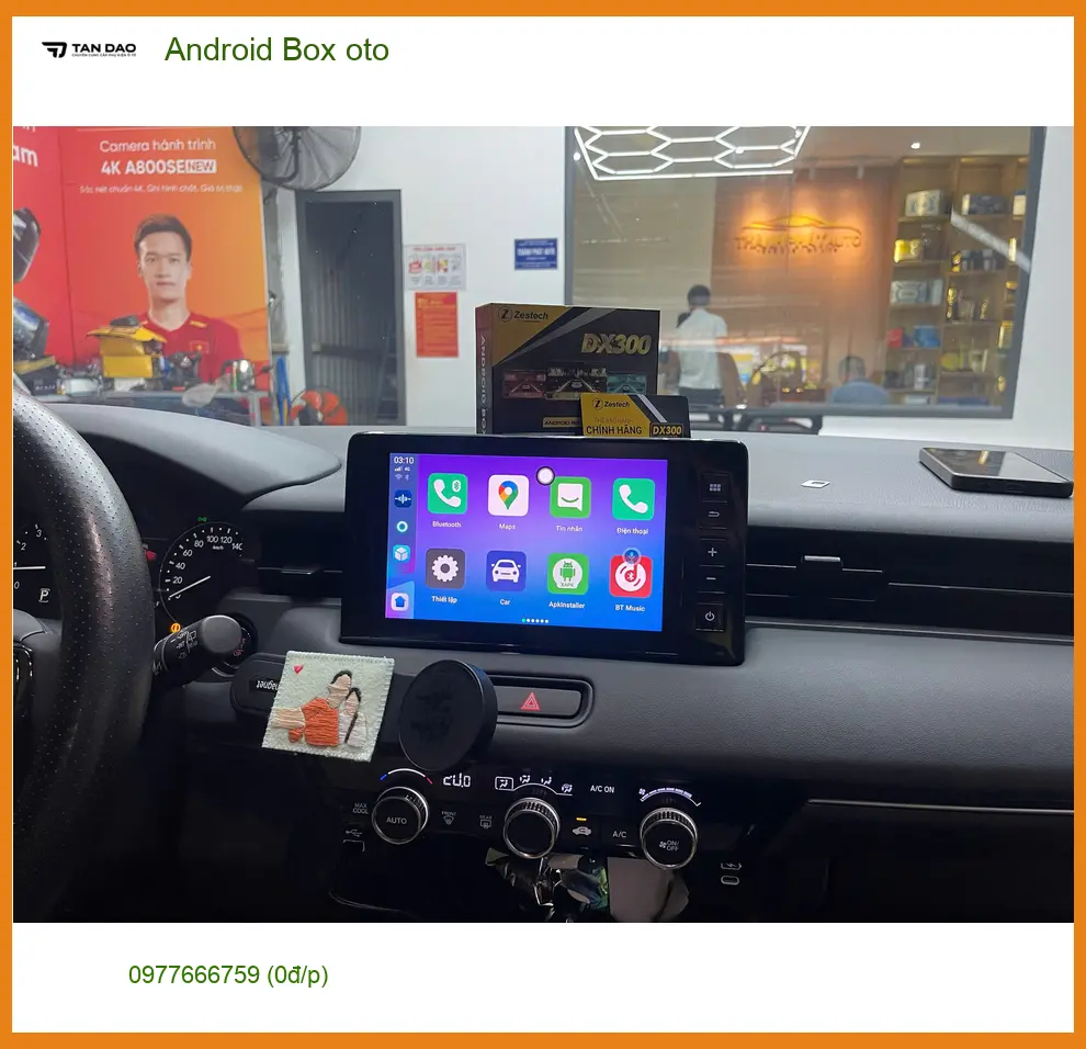 Anh Khang lắp Android Box ô tô cho Honda CRV tại Quận 12 ảnh thực tế 2