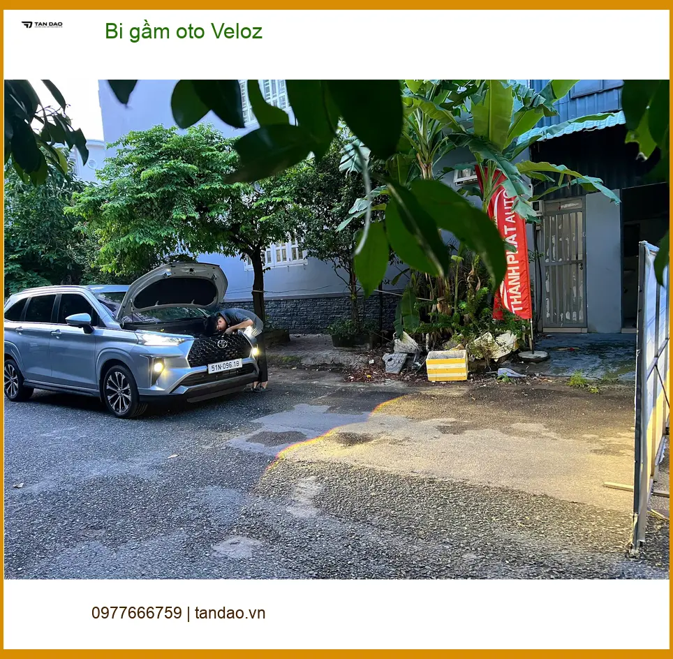 Anh Tấn lắp bi gầm cho Veloz tại Thủ Đức vì đèn zin không đủ sáng khi đi đêm