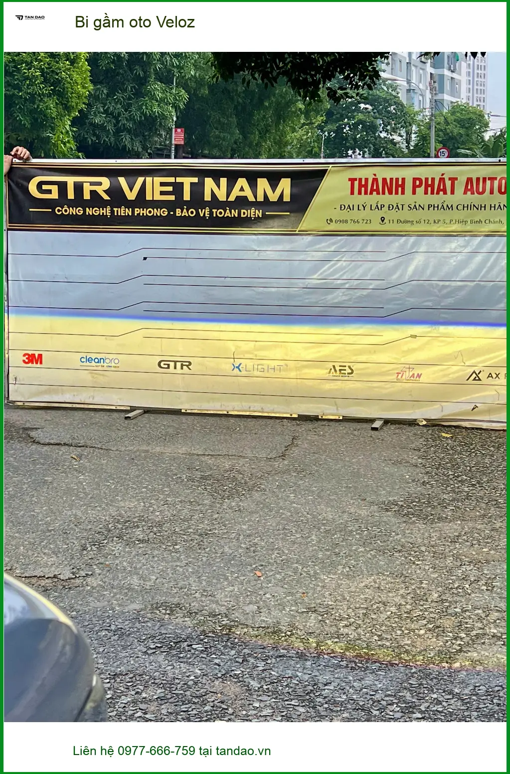 Anh Tấn lắp bi gầm cho Veloz tại Thủ Đức vì đèn zin không đủ sáng khi đi đêm ảnh thực tế 3