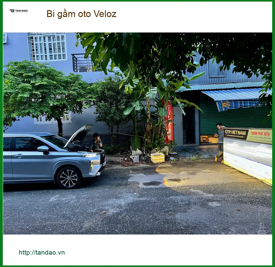 Anh Tấn lắp bi gầm cho Veloz tại Thủ Đức vì đèn zin không đủ sáng khi đi đêm ảnh thực tế 5