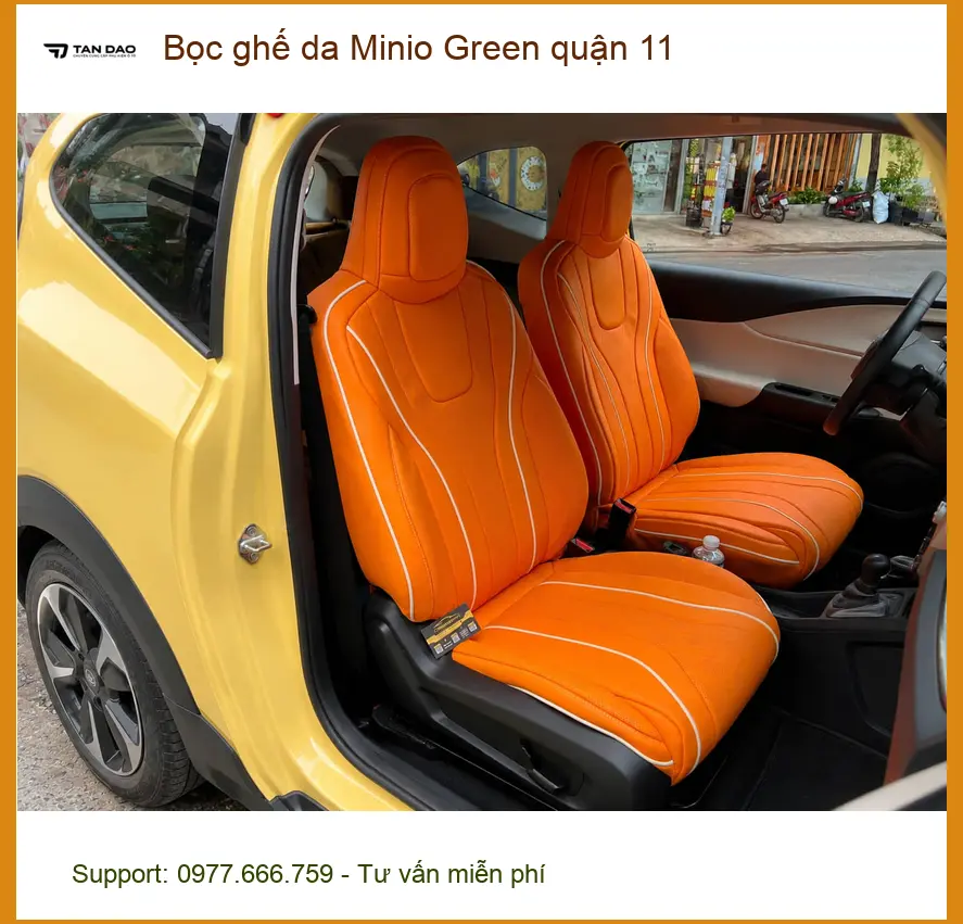 Cửa Hàng May Bọc Ghế Da ghế da Minio Green quận 11 - Thi Công Chuyên Nghiệp ảnh thực tế 2