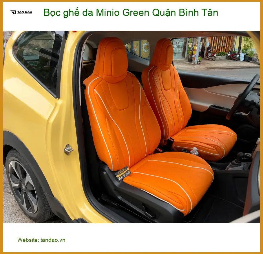 Nơi Bọc Ghế Da ghế da Minio Green Quận Bình Tân - Giá Tốt TPHCM ảnh thực tế 3