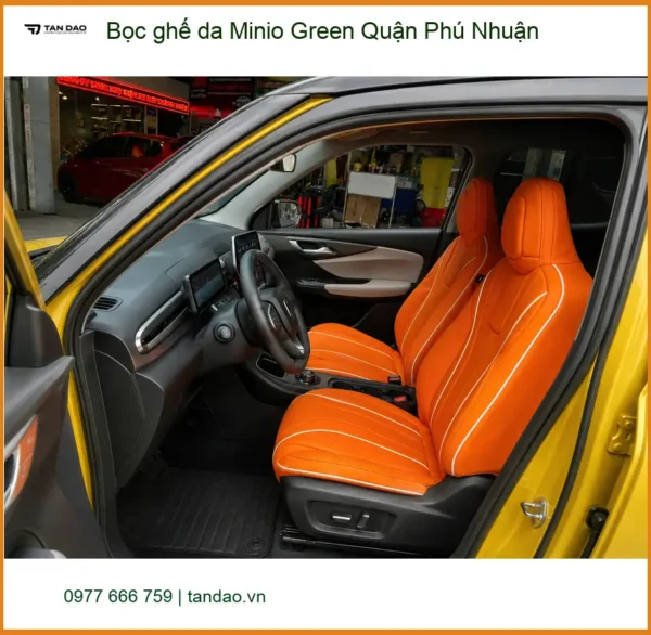 Cửa Hàng Bọc Ghế Da Minio Green Quận Phú Nhuận - Thi Công Chuyên Nghiệp