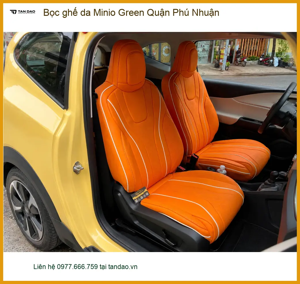 Cửa Hàng Bọc Ghế Da Minio Green Quận Phú Nhuận - Thi Công Chuyên Nghiệp ảnh thực tế 3