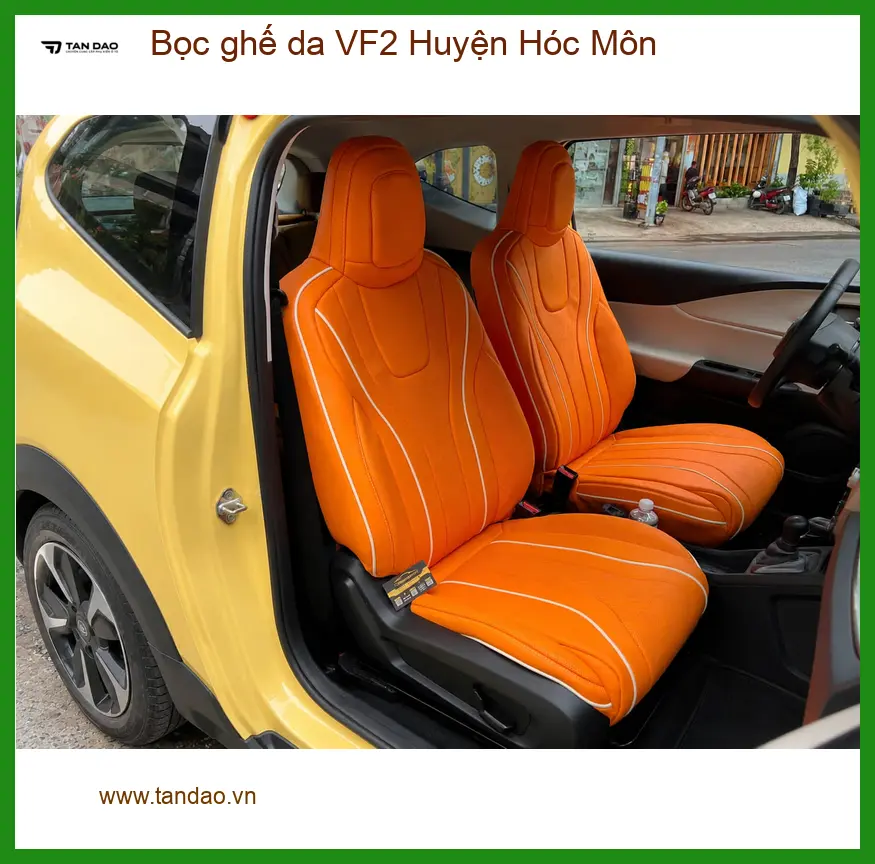 Trung Tâm Thi Công Bọc Ghế Da ghế da VF2 Huyện Hóc Môn - Thi Công Chuyên Nghiệp