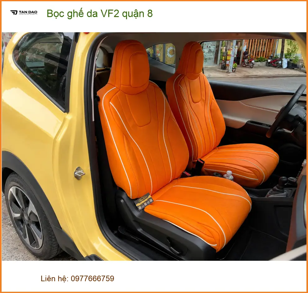 Dịch Vụ Lắp Đặt Bọc Ghế Da ghế da VF2 quận 8 - Lắp Đặt Uy Tín TPHCM ảnh thực tế 2