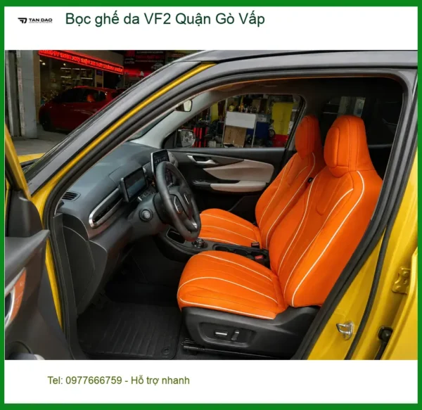 Alternative view of Địa Chỉ May Bọc Ghế Da ghế da VF2 Quận Gò Vấp - Lắp Đặt Uy Tín TPHCM