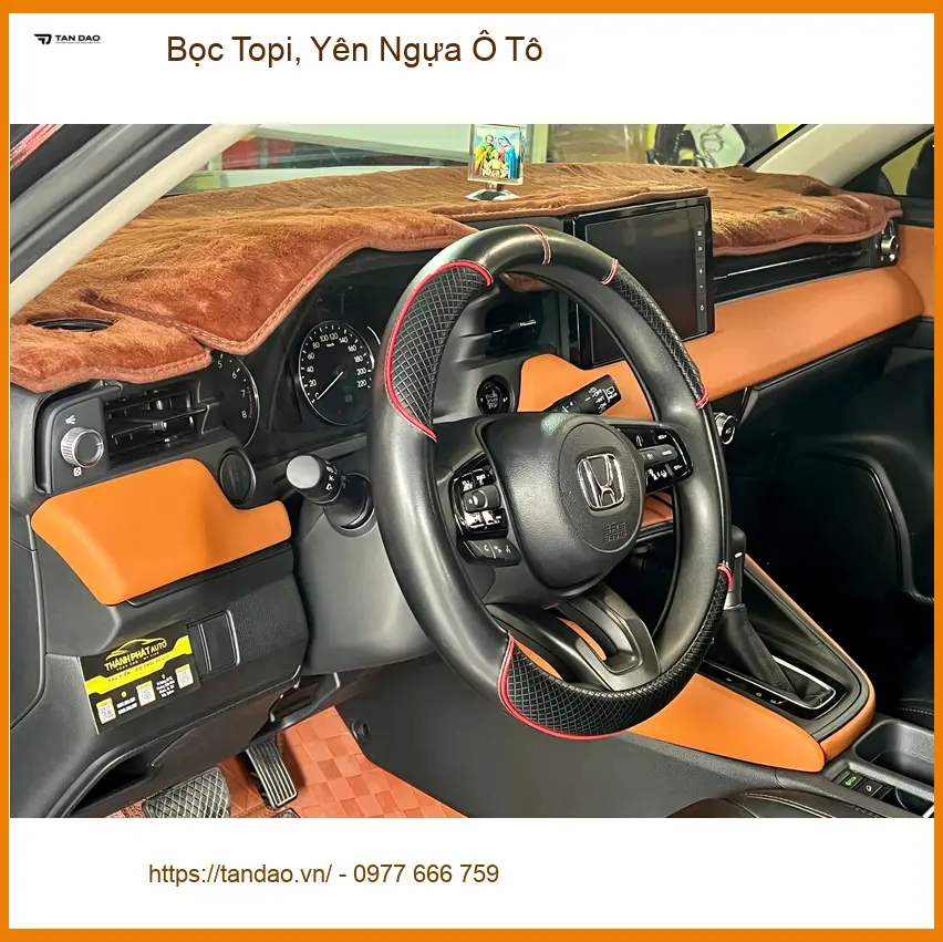 Anh Minh bọc Topi, Yên Ngựa Ô Tô Hyundai Accent tại Thủ Đức để nội thất xe thêm sang trọng ảnh thực tế 3
