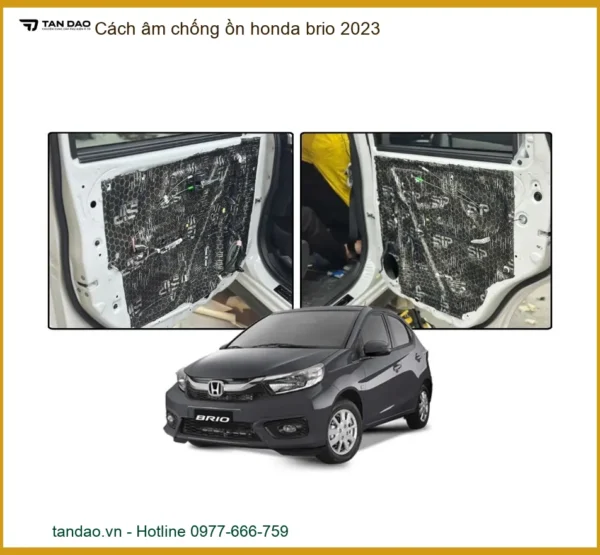Cách Âm Chống Ồn Honda Brio 2023 - Địa Chỉ Lắp Đặt Uy Tín TPHCM