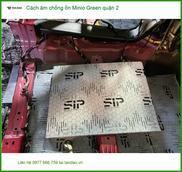 Dịch Vụ Thi Công Cách Âm Chống Ồn Ô Tô âm chống ồn Minio Green quận 2 - Giá Tốt TPHCM