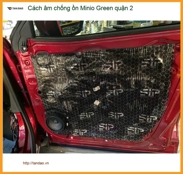 Alternative view of Dịch Vụ Thi Công Cách Âm Chống Ồn Ô Tô âm chống ồn Minio Green quận 2 - Giá Tốt TPHCM
