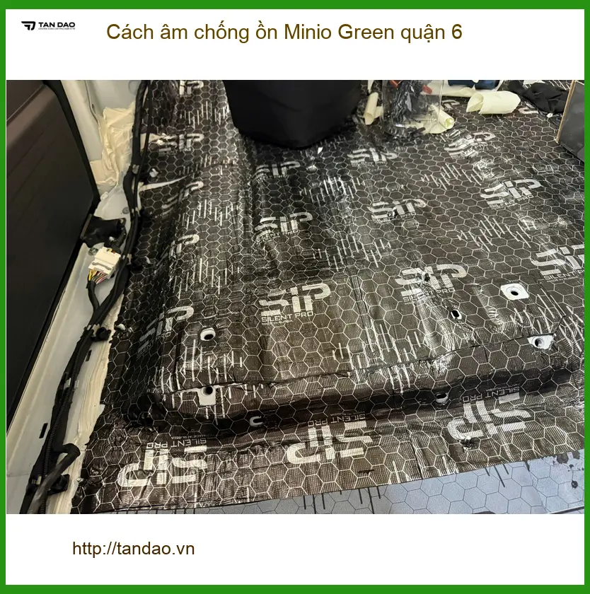 Nơi Thi Công Cách Âm Chống Ồn Ô Tô Minio Green Tại Quận 6 - Giá Tốt TPHCM ảnh thực tế 3