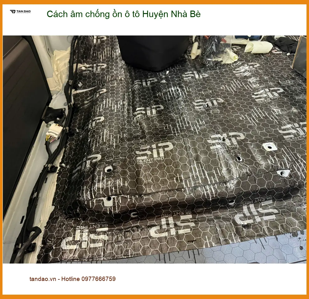 Dịch Vụ Thi Công Cách Âm Chống Ồn Ô Tô Huyện Nhà Bè - Thi Công Chuyên Nghiệp