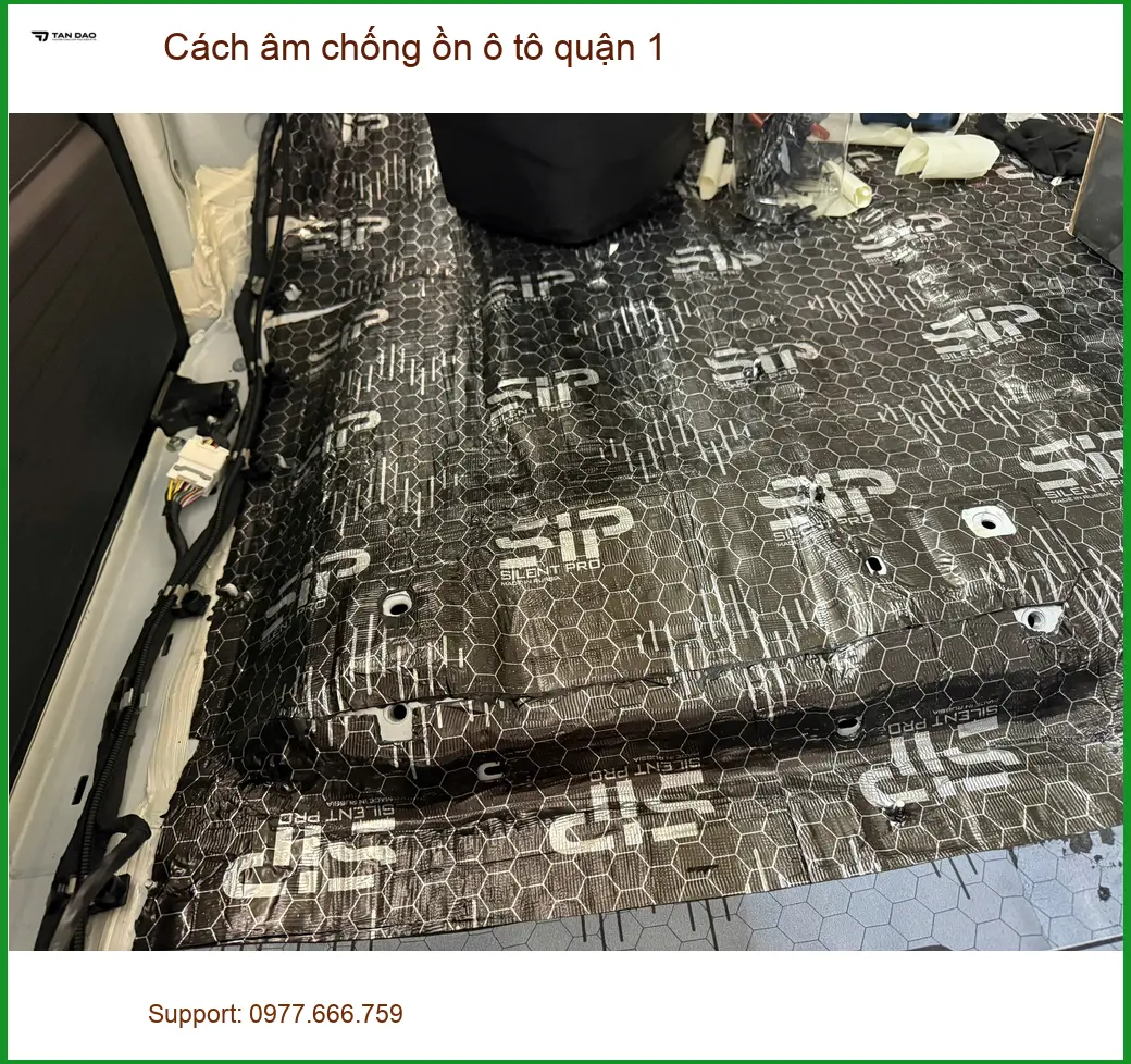 Dịch Vụ Thi Công Cách Âm Chống Ồn Ô Tô Quận 1 - Thi Công Chuyên Nghiệp ảnh thực tế 3