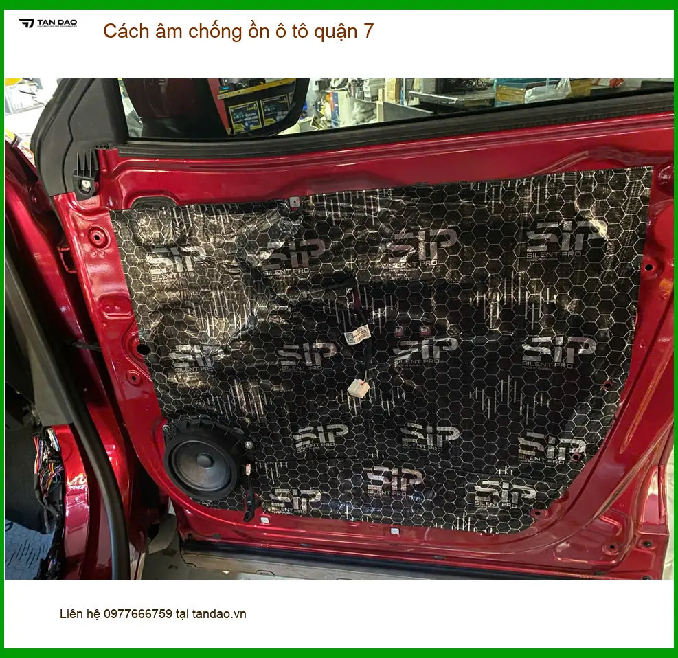 Dịch Vụ Thi Công Cách Âm Chống Ồn Ô Tô Tại Quận 7 - Giá Tốt TPHCM ảnh thực tế 3