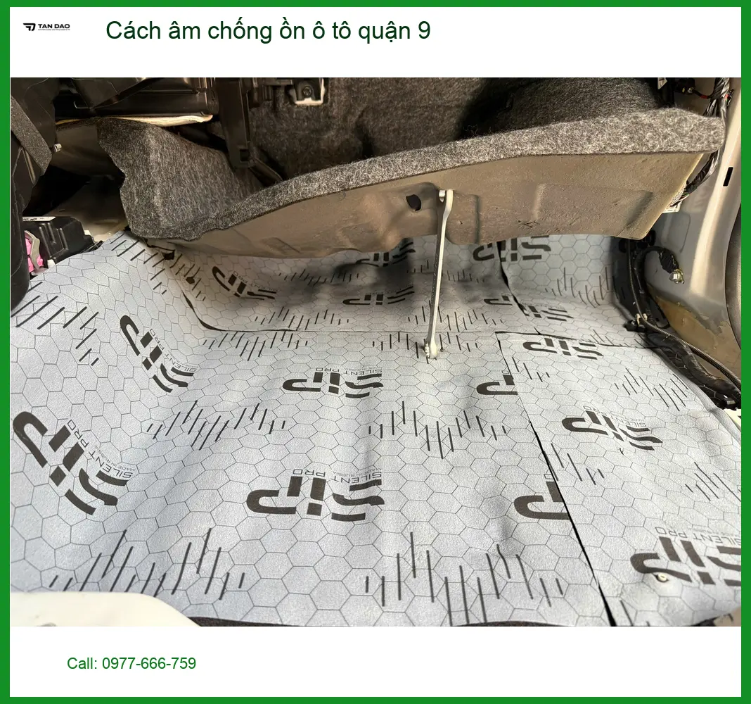 Trung Tâm Lắp Đặt Cách Âm Chống Ồn Ô Tô Tại Quận 9 - Lắp Đặt Uy Tín TPHCM ảnh thực tế 3