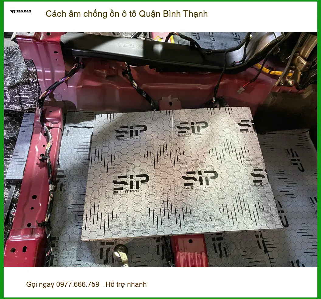Nơi Lắp Cách Âm Chống Ồn Ô Tô Tại Quận Bình Thạnh - Giá Tốt TPHCM ảnh thực tế 3