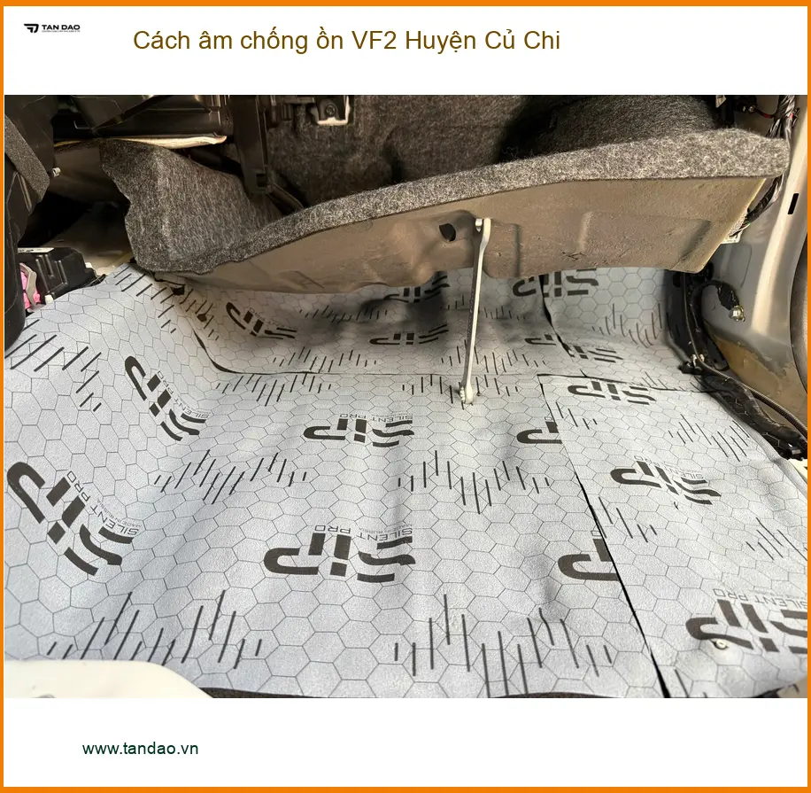 Nơi Lắp Cách Âm Chống Ồn Ô Tô âm chống ồn VF2 Huyện Củ Chi - Giá Tốt TPHCM ảnh thực tế 2