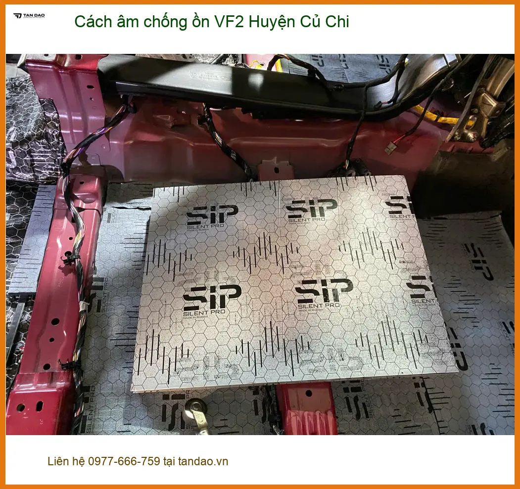 Nơi Lắp Cách Âm Chống Ồn Ô Tô âm chống ồn VF2 Huyện Củ Chi - Giá Tốt TPHCM ảnh thực tế 3