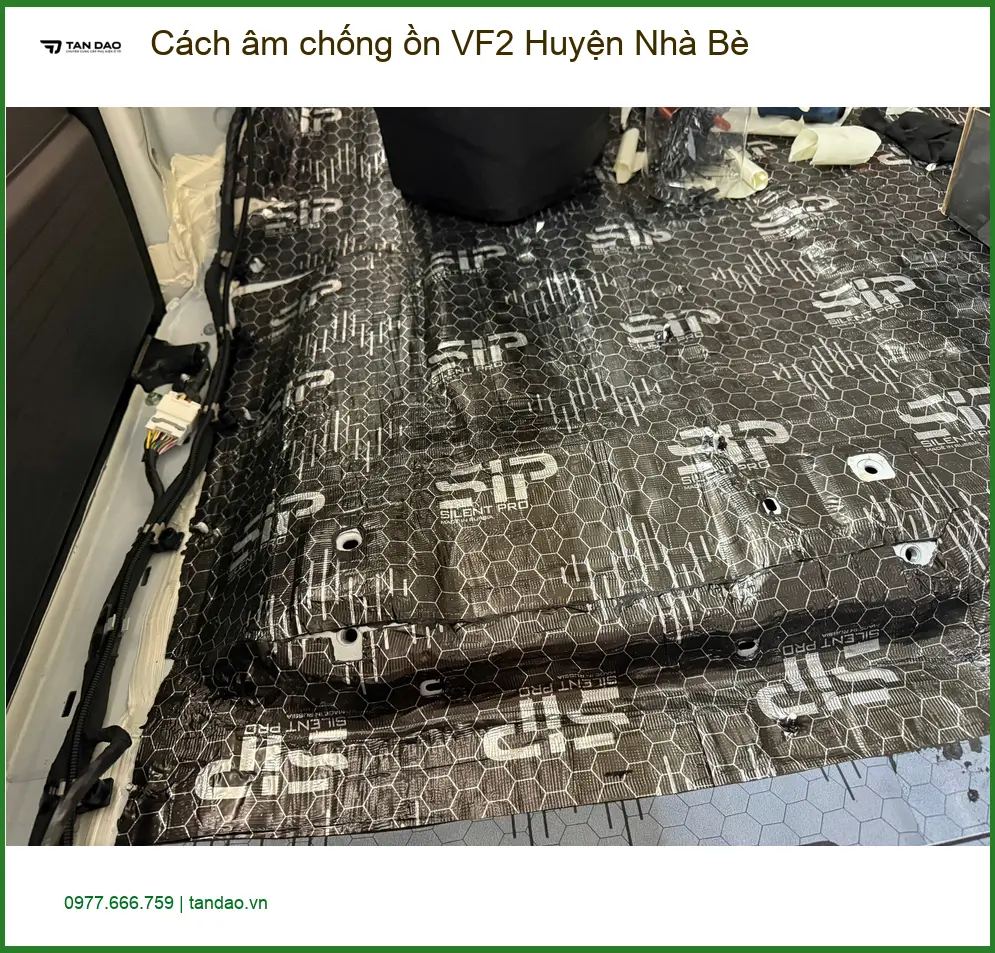 Nơi Cách Âm Chống Ồn Ô Tô âm chống ồn VF2 Huyện Nhà Bè - Giá Tốt TPHCM ảnh thực tế 3