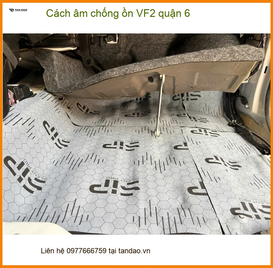 Nơi Gắn Cách Âm Chống Ồn Ô Tô âm chống ồn VF2 quận 6 - Giá Tốt TPHCM ảnh thực tế 2