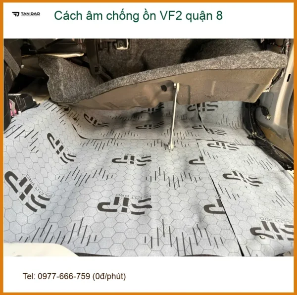 Nơi Thi Công Cách Âm Chống Ồn Ô Tô âm chống ồn VF2 quận 8 - Giá Tốt TPHCM