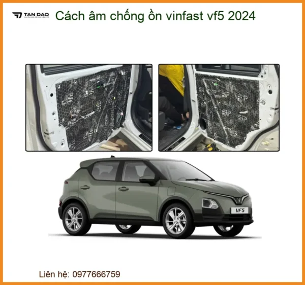 Cách âm chống ồn Vinfast VF5 2024 - Địa Chỉ Gắn Uy Tín Chính Hãng TPHCM